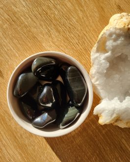 Pierres roulées d’Obsidienne Œil Céleste AA