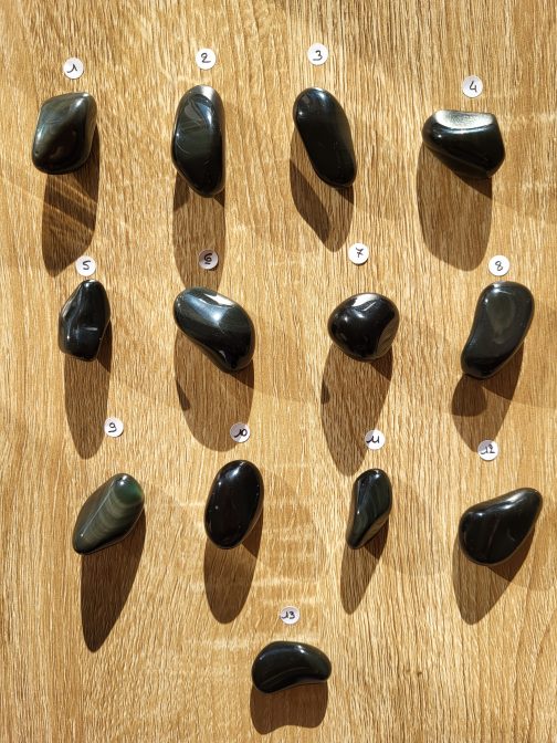 Pierres roulées d'Obsidienne Œil Céleste AA – Image 2