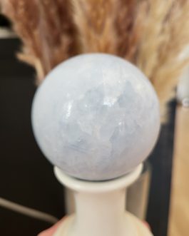Sphère en Calcite Bleue A+