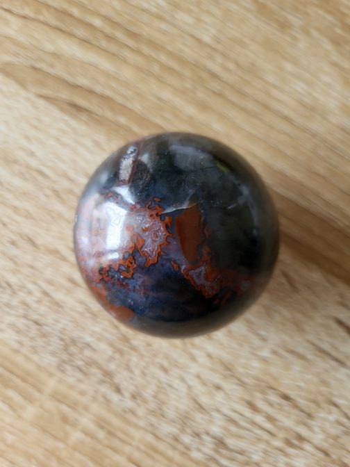 Sphère en Bois Fossile AA – Image 2
