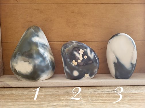 Formes Libres en Agate Grise A+