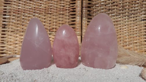 Formes Libres en Quartz Rose AA