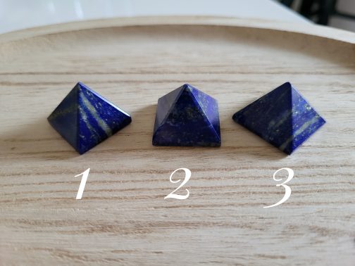 Pyramide en Lapis Lazuli AA – Image 2