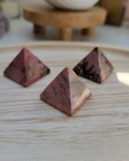 Pyramides en Rhodonite A+