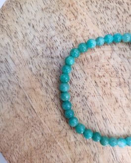 Bracelet en Amazonite AA  (5 à 6 mm)