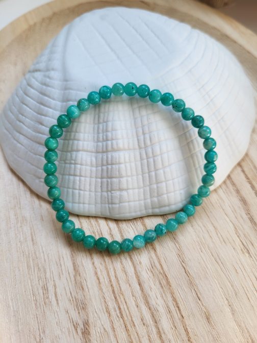 Bracelet en Amazonite AA  (5 à 6 mm)