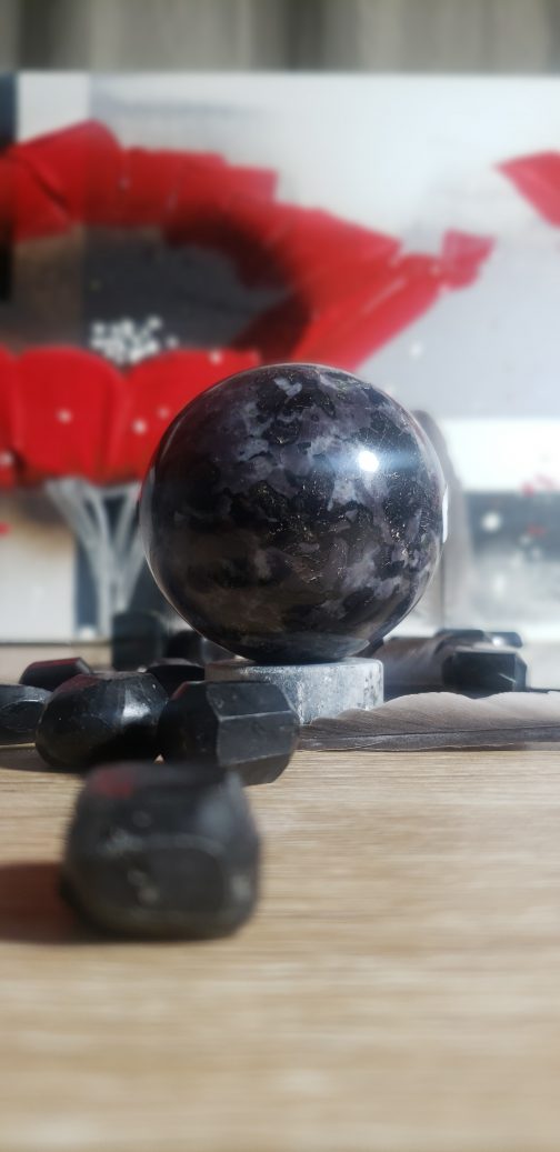 Sphère en Gabbro A+ – Image 2