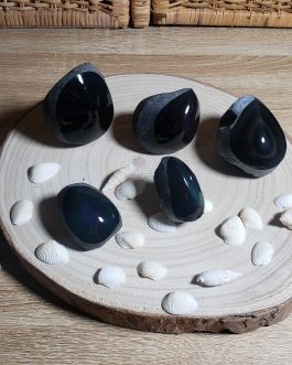 Formes libres en Obsidienne oeil céleste