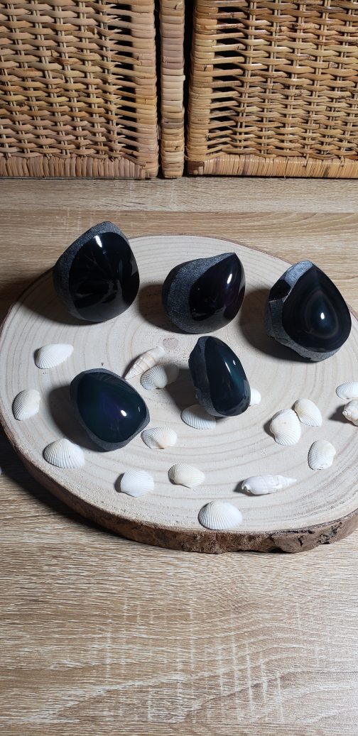 Formes libres en Obsidienne oeil céleste