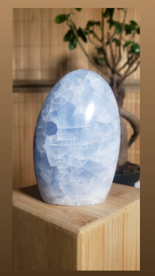 Forme libre en Calcite Bleue AA – Image 3