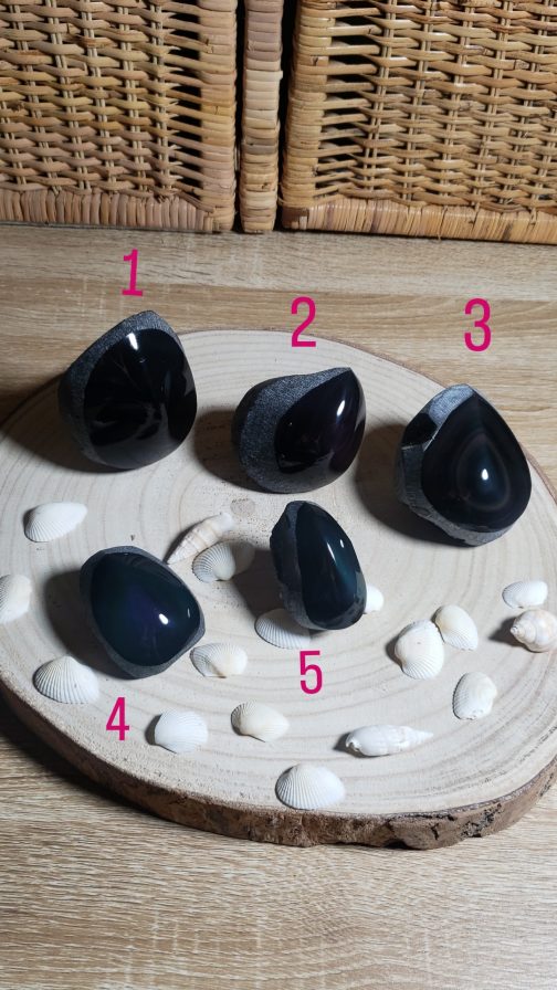 Formes libres en Obsidienne oeil céleste – Image 2