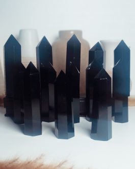 Pointes  d’Obsidienne noir
