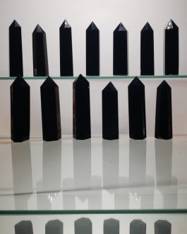 Pointes  d’Obsidienne noir