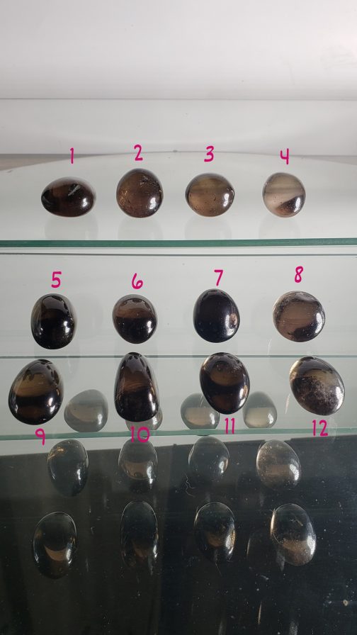 Pierres roulées en Cristal de Roche Fumé AAA – Image 2