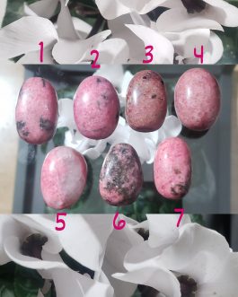 Pierres roulées en Rhodonite AA+