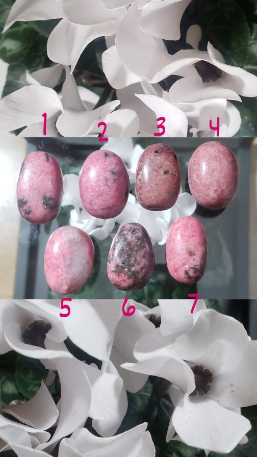 Pierres roulées en Rhodonite AA+ – Image 2