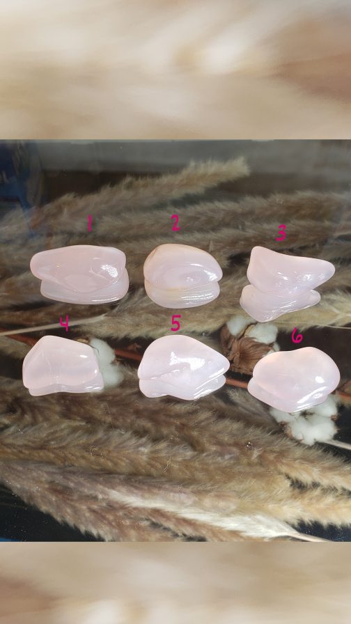 Pierres roulées en Calcedoine Rose AA+ – Image 3