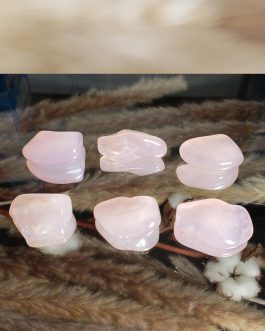 Pierres roulées en Calcedoine Rose AA+