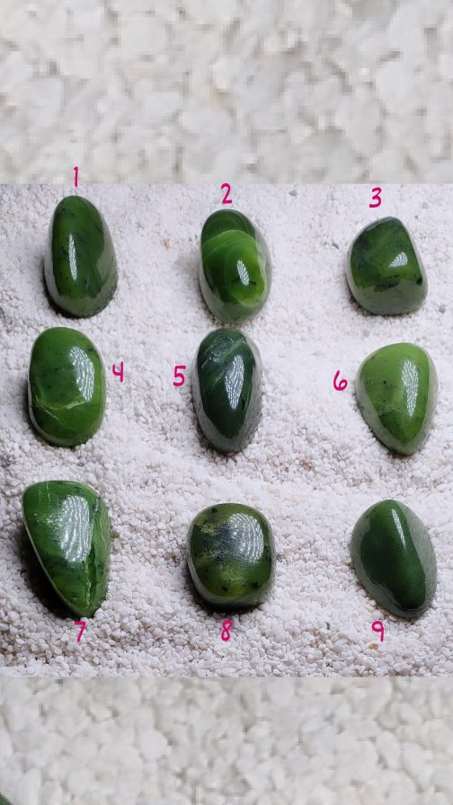 Pierres roulées en Jade Nephrite AA – Image 2