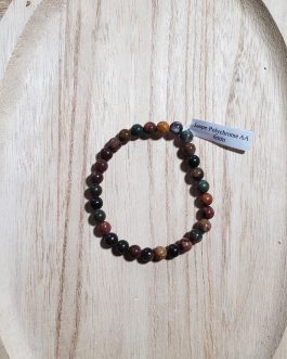 Bracelet en Jaspe polychrome AA