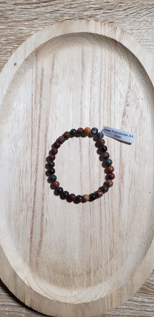 Bracelet en Jaspe polychrome AA – Image 2