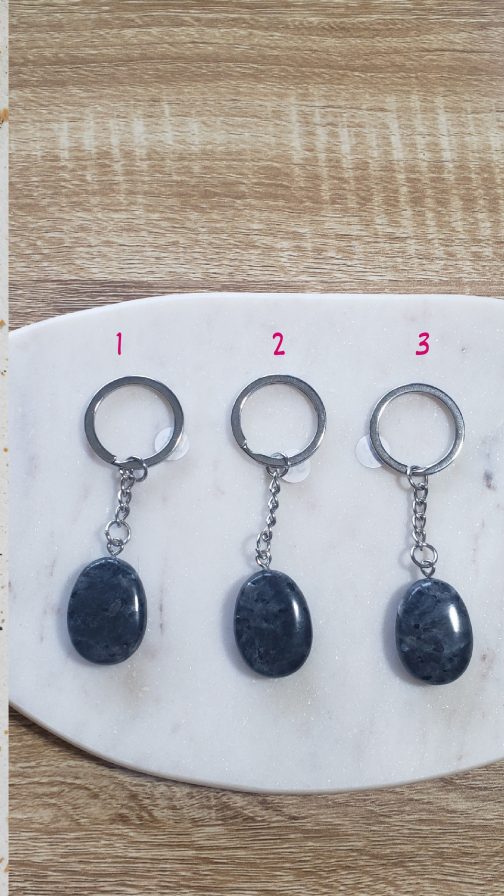 porte clés en Larvikite A+ – Image 2