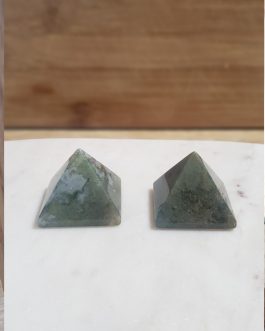 Pyramides en Agate Indienne A+