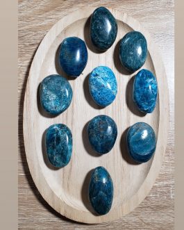 Galets en Apatite Bleue AA