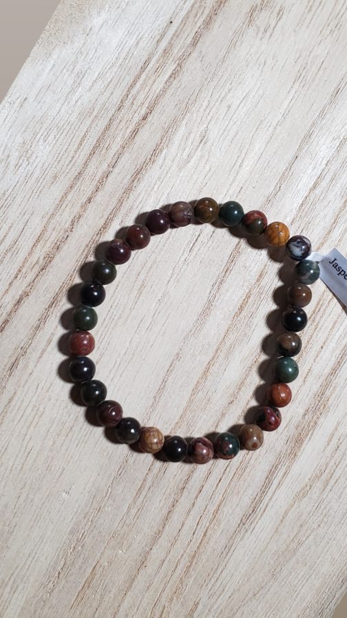 Bracelet en Jaspe polychrome AA