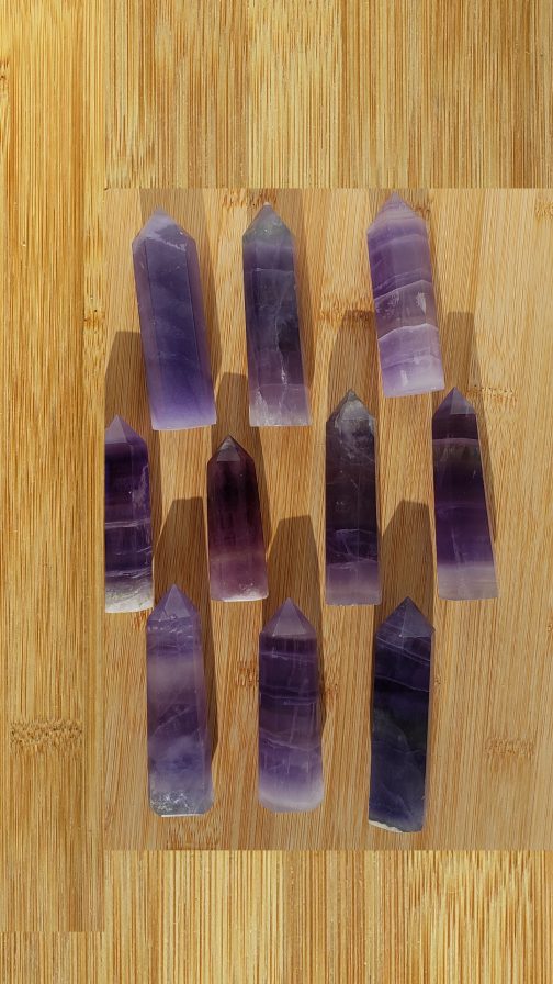 Pointes de  Fluorite A+