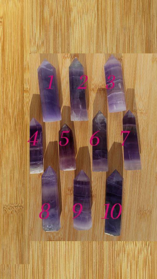 Pointes de  Fluorite A+ – Image 2