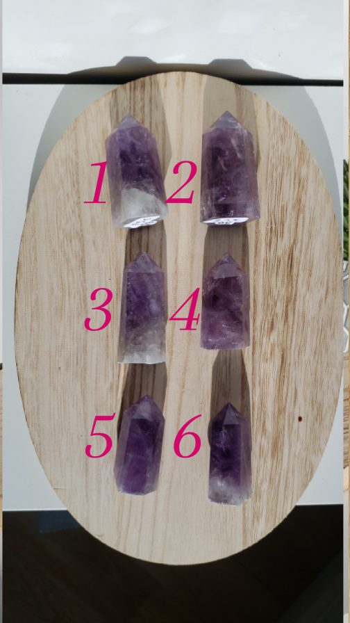 Pointes D’Améthyste A+ – Image 2