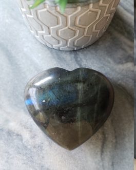Coeur en Labradorite