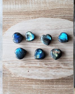 Galets  Coeur en Labradorite AA