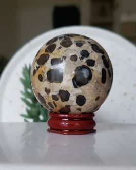 Sphère  en Jaspe Léopard A+