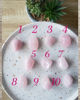 Pierres Roulées en Quartz Rose A+