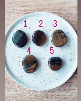 Galets oeil  mix de Faucon et de tigre A+