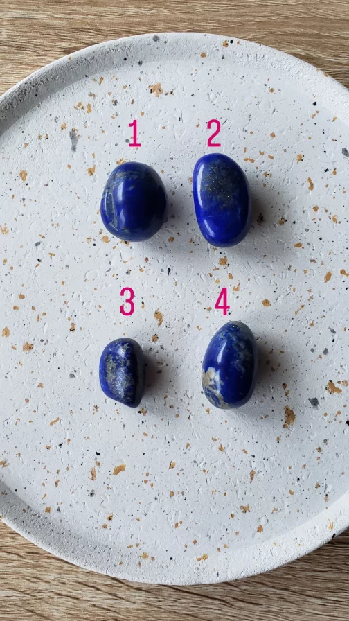 Pierres Roulées en Lapis Lazuli AA – Image 2