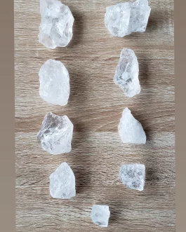 Pierres brutes en Cristal de Roche AA