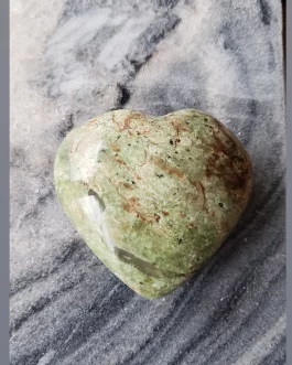 galet Coeur en Chrysoprase A+