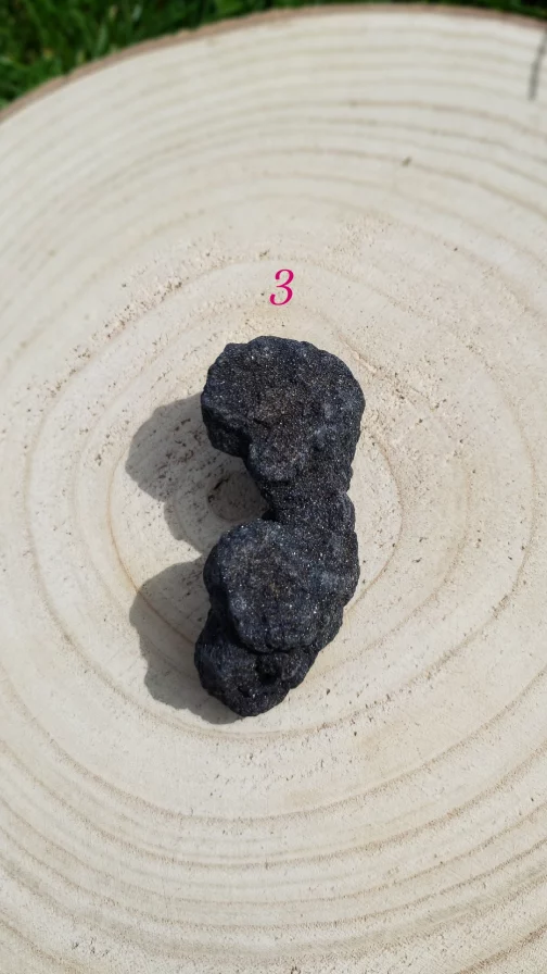 Formes Libres en Bois Fossile Scintillant AA – Image 4