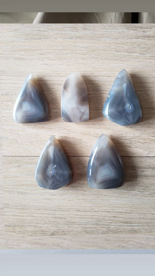 Flammes en Agate AA