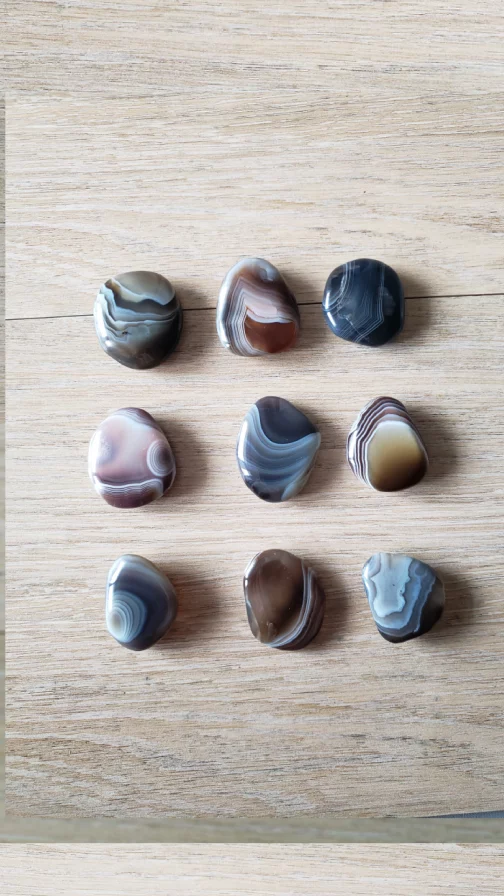 Galets du AGATE BOTSWANA AA