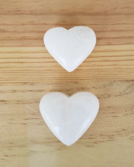 Galets Coeur Gros en Scolécite AA
