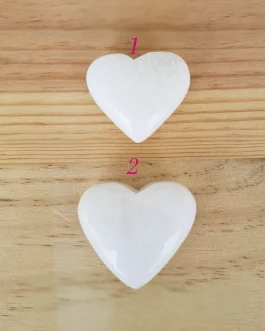 Galets Coeur Gros en Scolécite AA