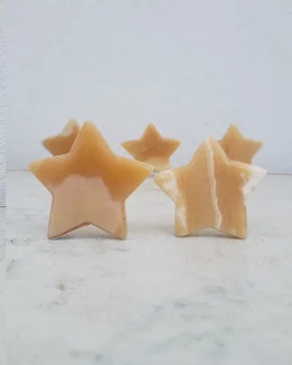 Etoiles en calcite Orange AA