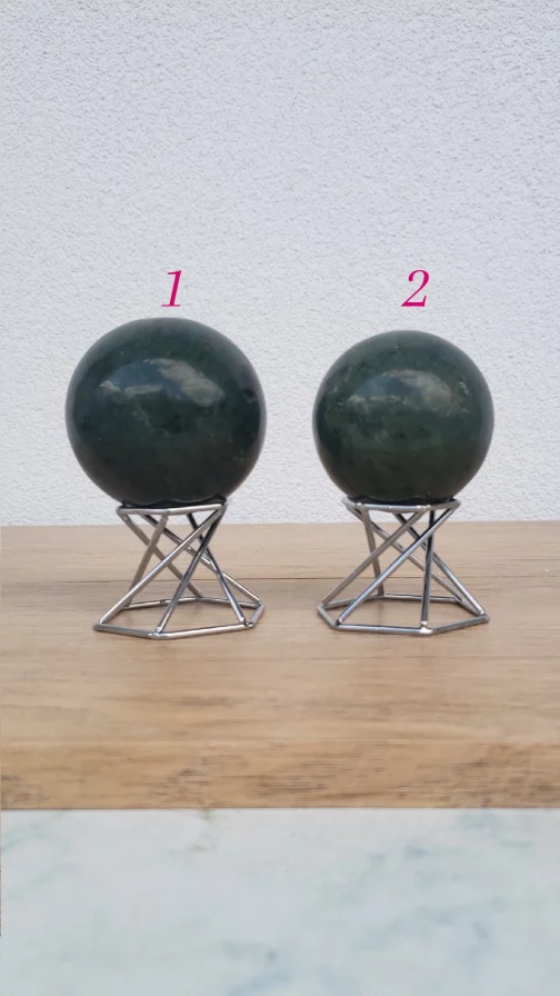 Sphères en Jade Néphrite AA – Image 2