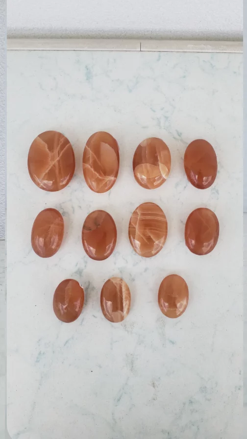 Galets en Calcite Miel AA